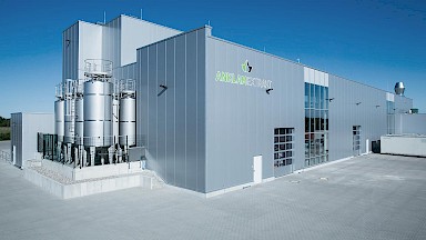 Modern production building in Anklam